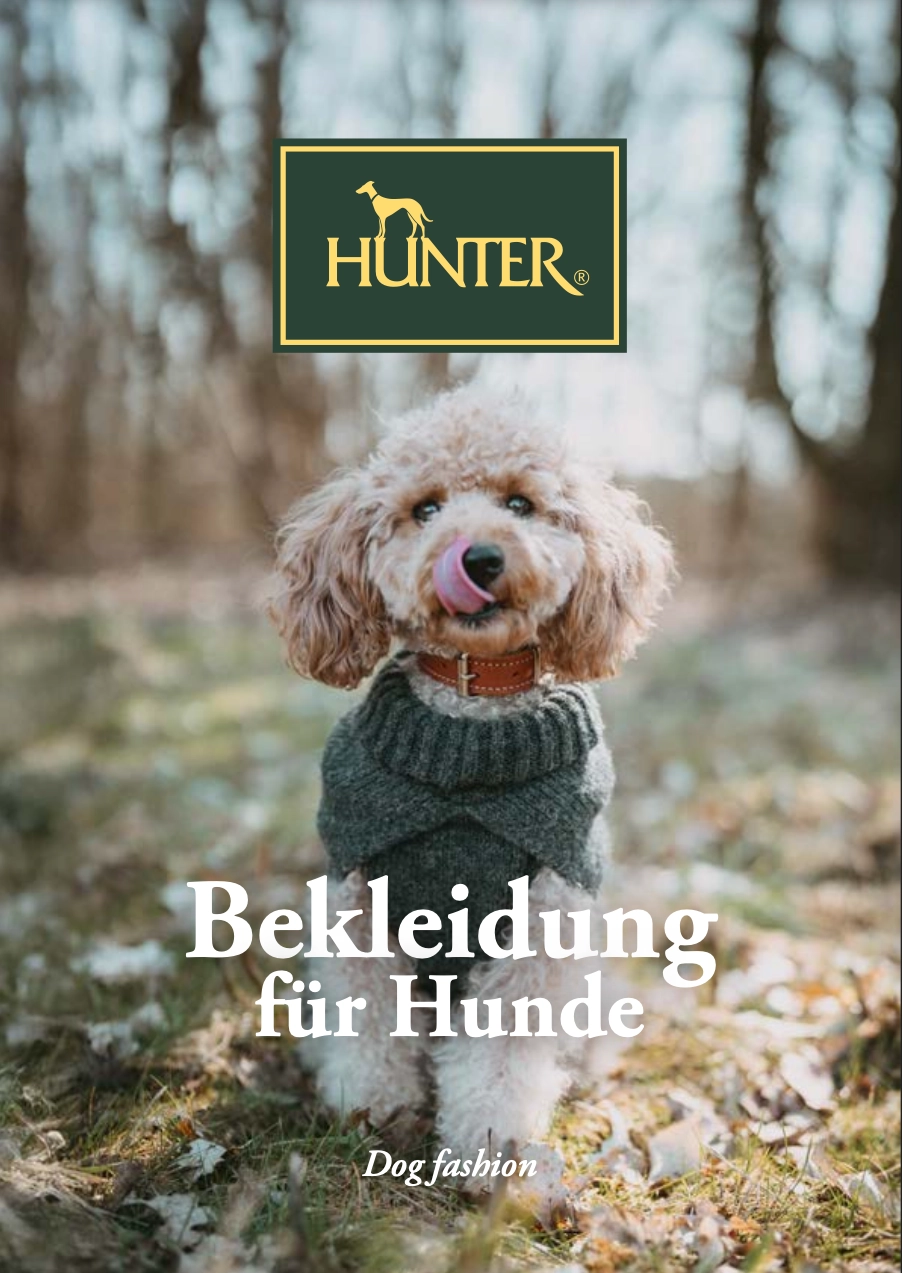 Cover van de HUNTER-catalogus Dog coats